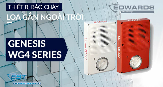 Loa gắn ngoài trời Genesis WG4 báo cháy Edwards