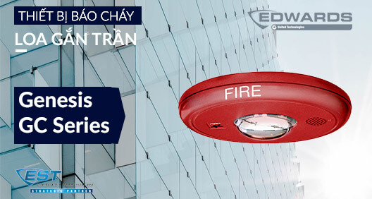 loa gắn trần - Genesis GC Series Báo cháy Edwards EST